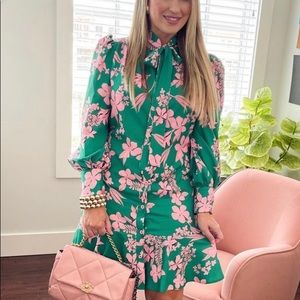 Women’ Button-Front Floral Dress/ Size Medium